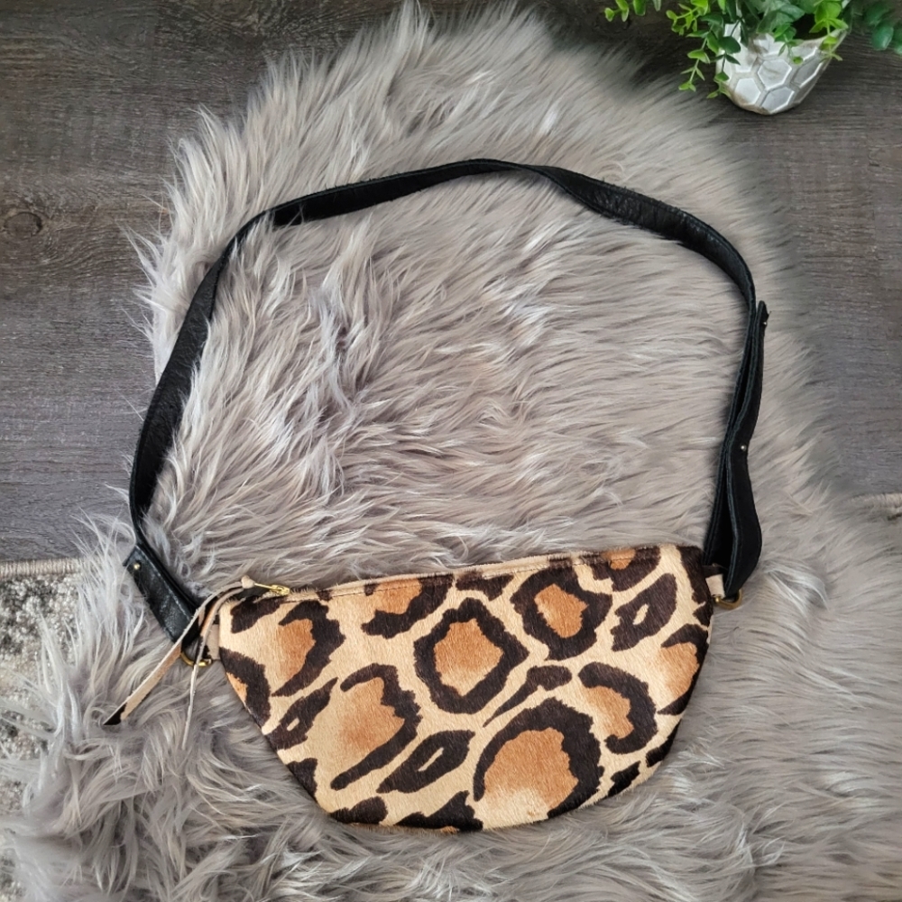 TOTem Salvaged Leopard Sling Bag
